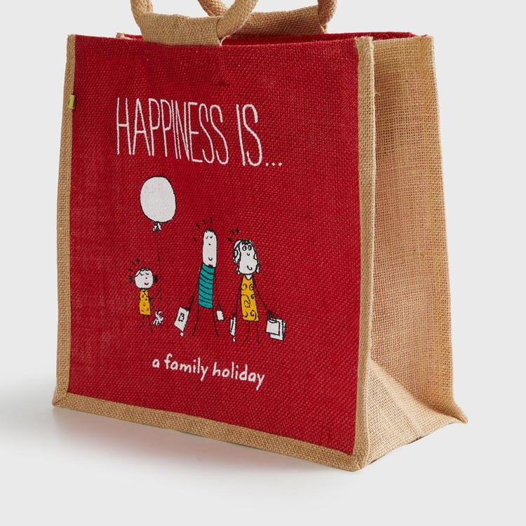 Livia Jute Lunch Bag