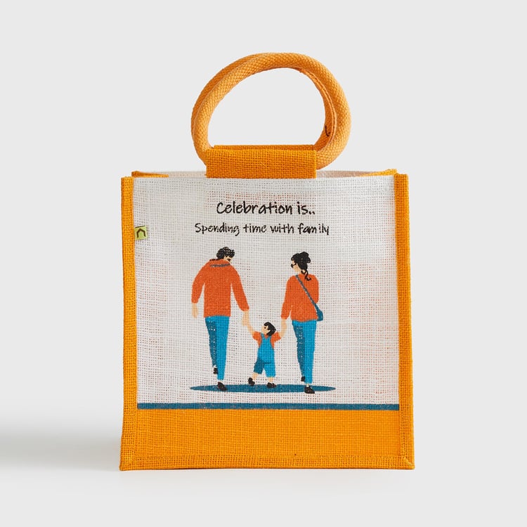 Livia Jute Lunch Bag