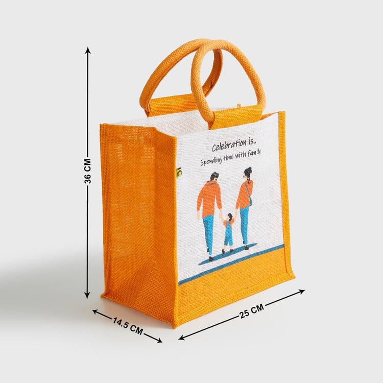 Livia Jute Lunch Bag