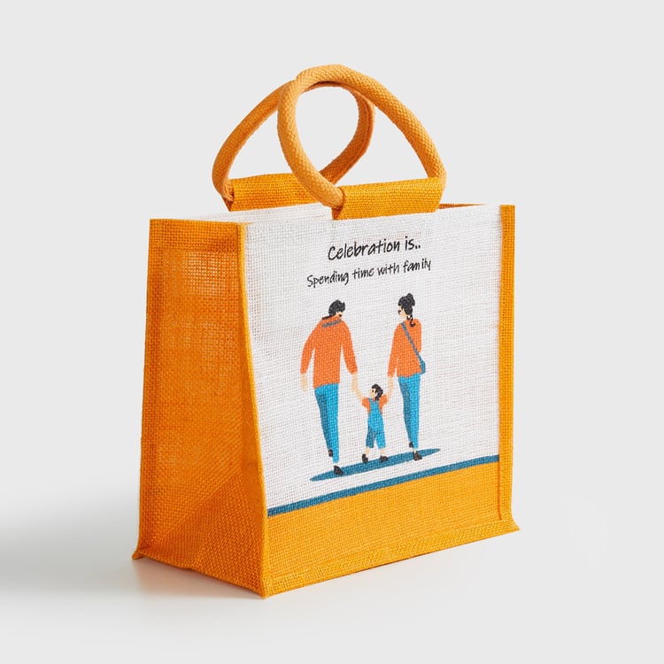 Livia Jute Lunch Bag