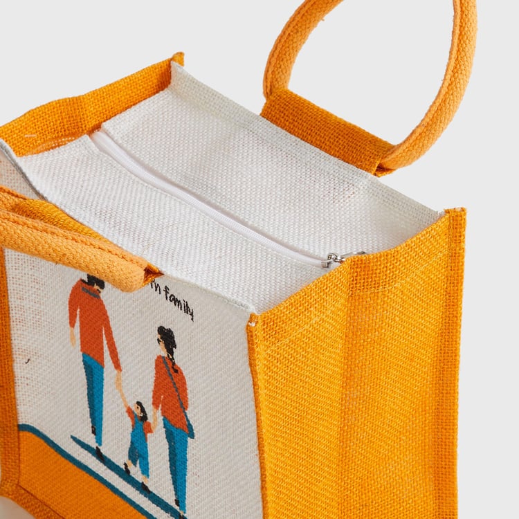 Livia Jute Lunch Bag