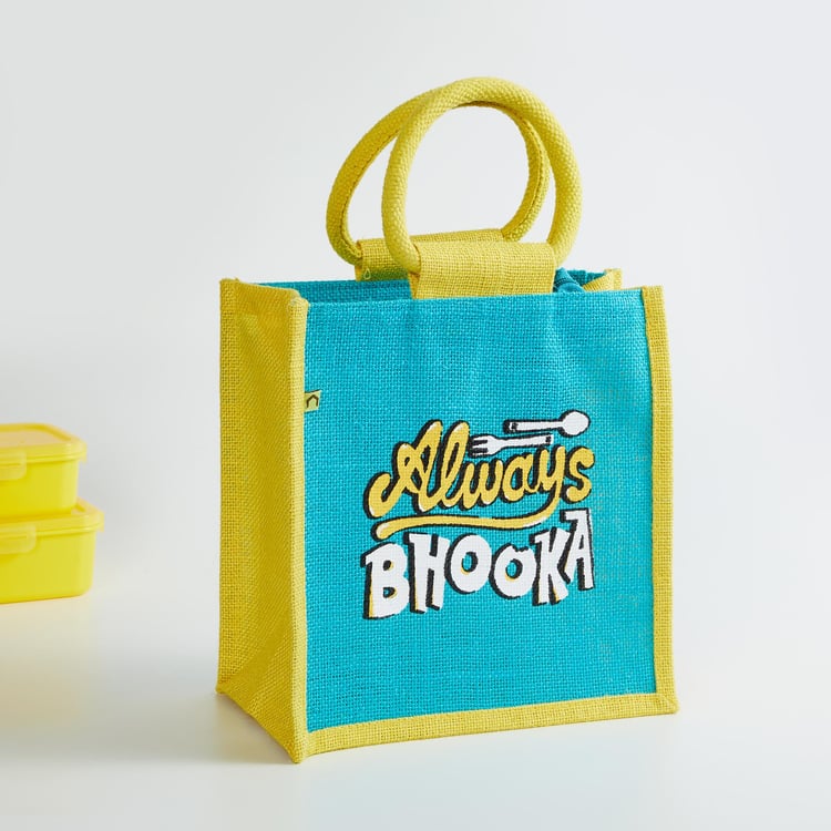 Livia Jute Lunch Bag