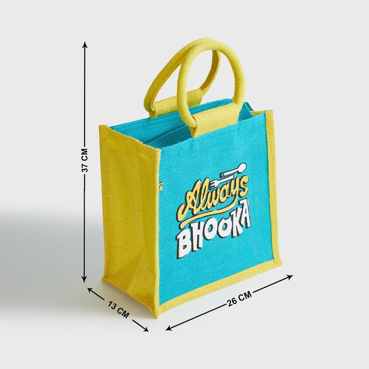 Livia Jute Lunch Bag