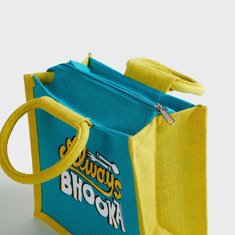 Livia Jute Lunch Bag