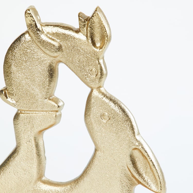 Monarch Metal Bunny Figurine