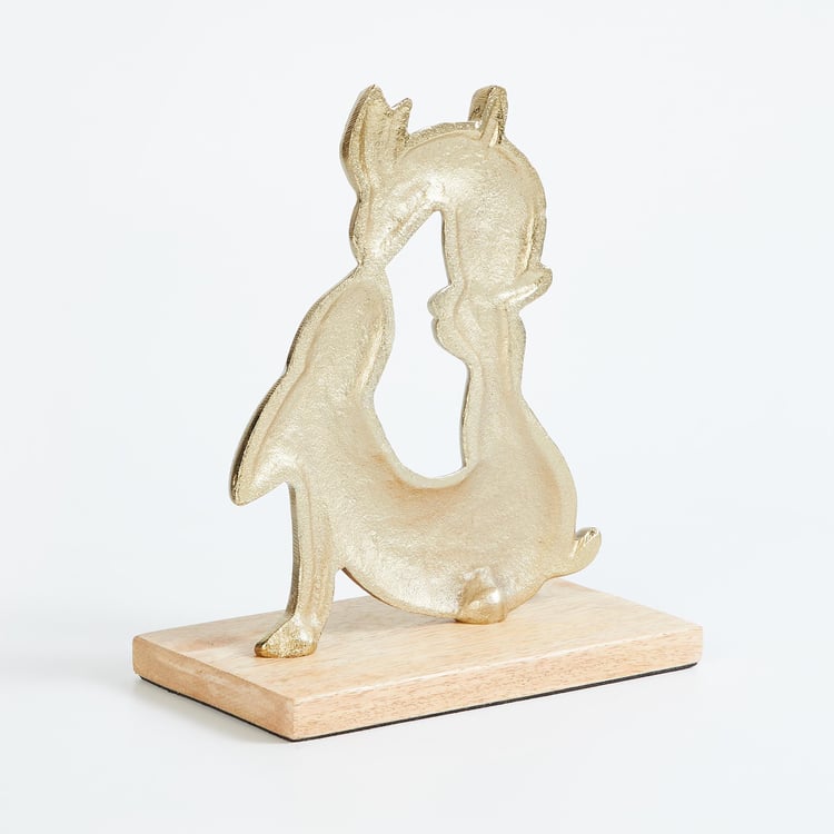 Monarch Metal Bunny Figurine