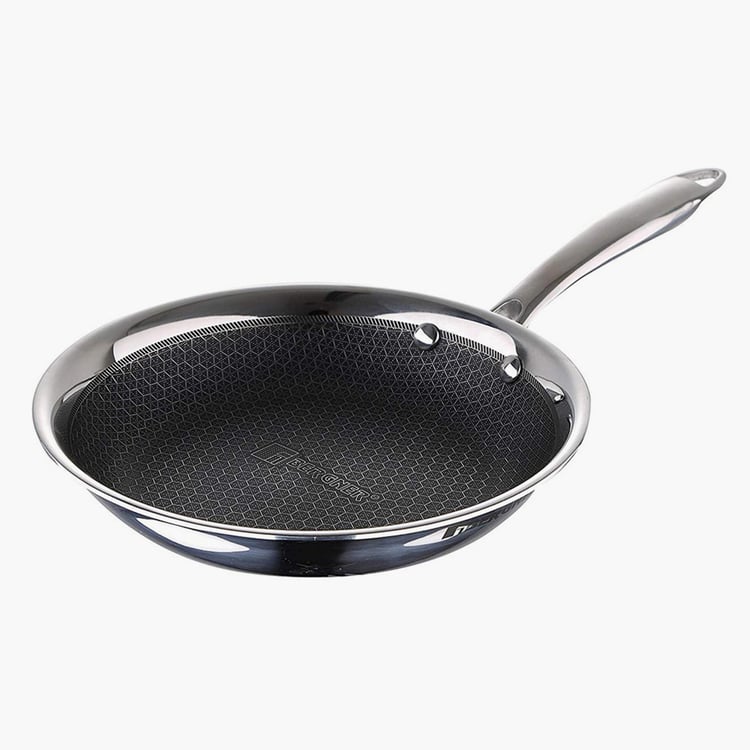 BERGNER Hitech Silver Solid Stainless Steel Non-Stick Fry Pan - 20cm