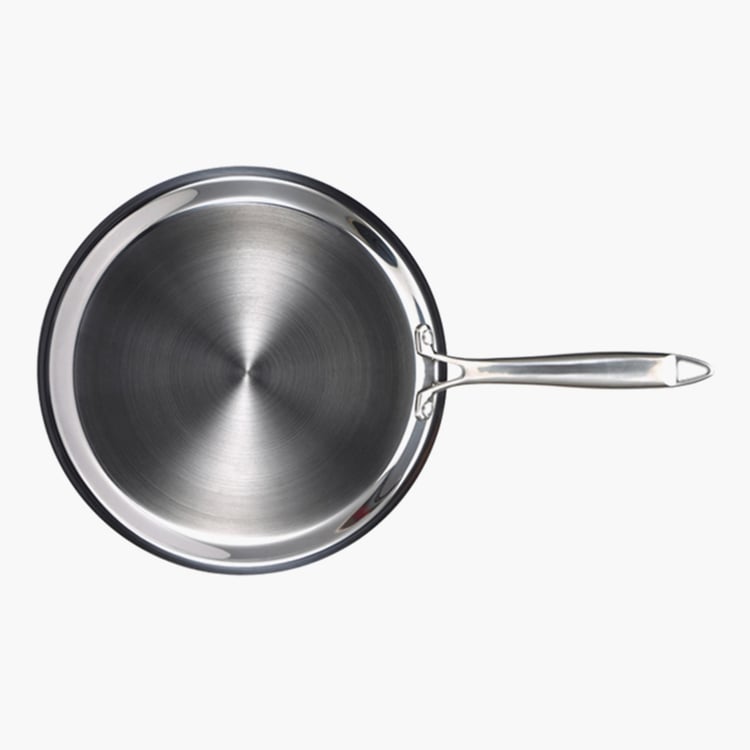 BERGNER Hitech Silver Solid Stainless Steel Non-Stick Fry Pan - 20cm