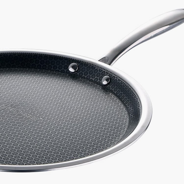 BERGNER Hitech Prism Non-Stick Stainless Steel Dosa Tawa - 28 cm