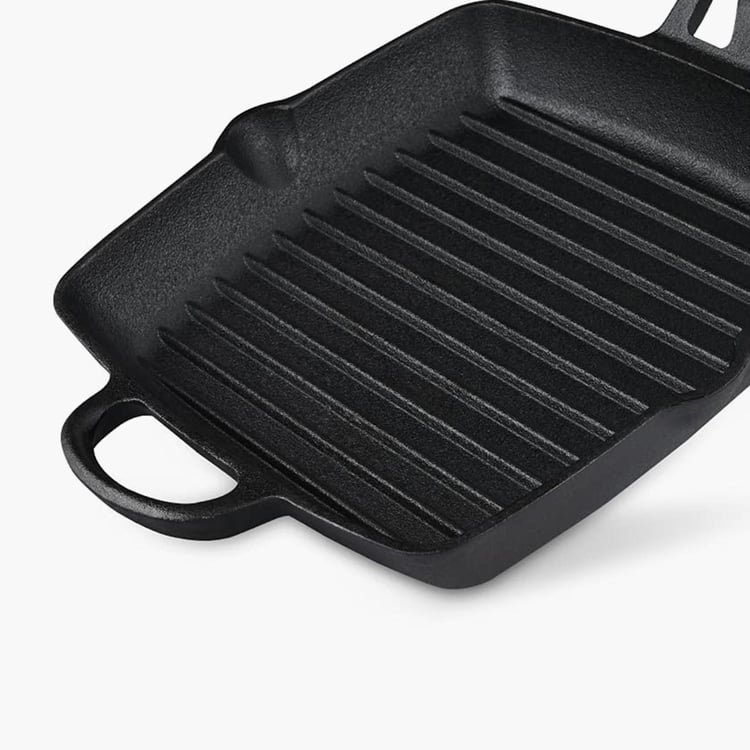 BERGNER Elements Black Cast Iron Grill Pan - 27cm