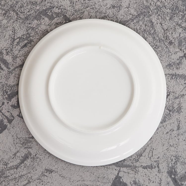 Rhodes Bone China Microwave Safe Dinner Plate - 14.5cm