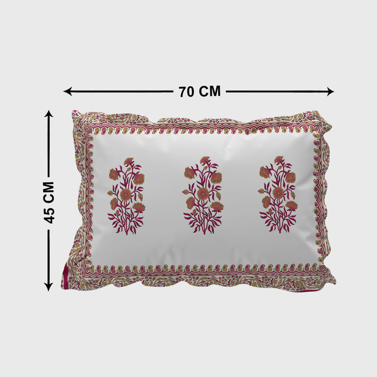 India Inspired Set of 2 Pillow Covers - 45x70cm