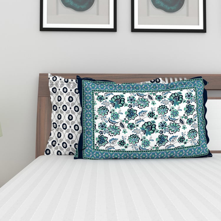 India Inspired Set of 2 Pillow Covers - 45x70cm