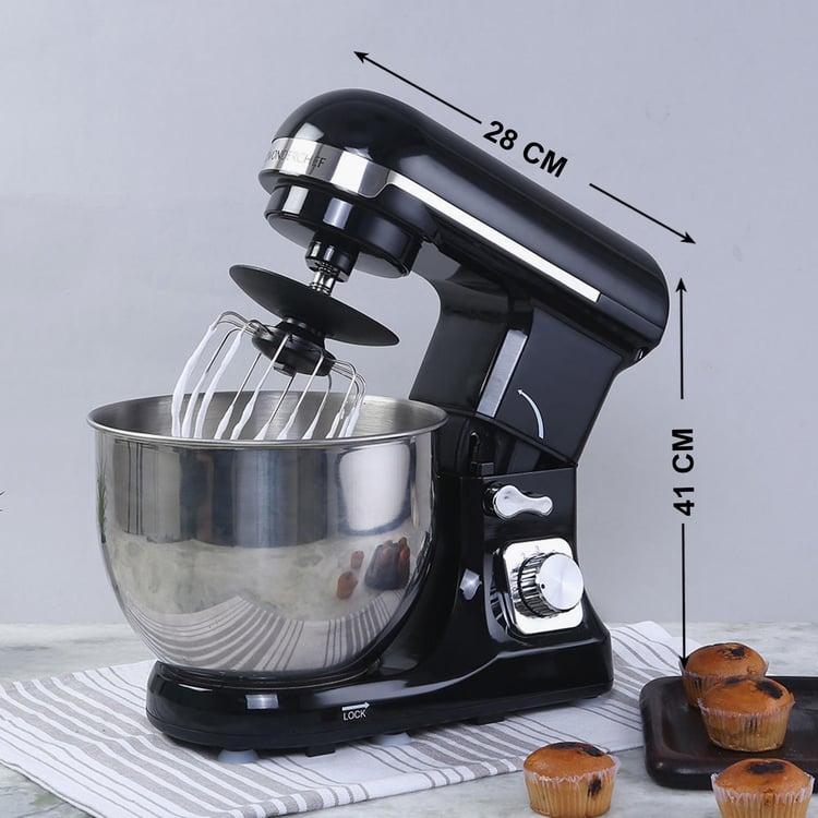 Wonderchef Black Solid Metal Stand Mixer - 5l