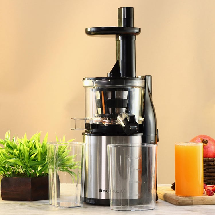 WONDERCHEF Black Stainless Steel Cold Press Juicer