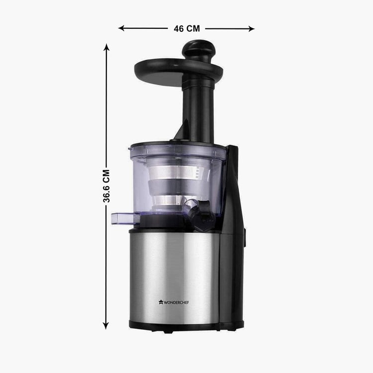 WONDERCHEF Black Stainless Steel Cold Press Juicer