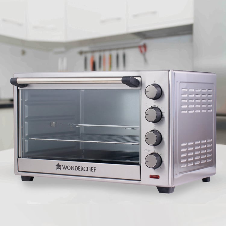 WONDERCHEF Silver Stainless Steel Oven Toaster Griller