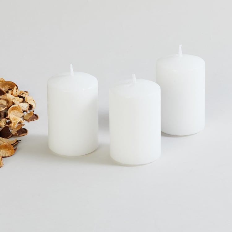 Claire Set of 3 Pillar Candles