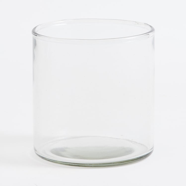Fiesta Glass and Metal Arched Hurricane Candle Holder
