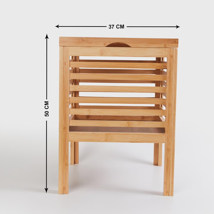 Omnia Bamboo Storage Stool