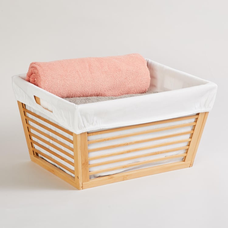 Omnia Bamboo Laundry Basket