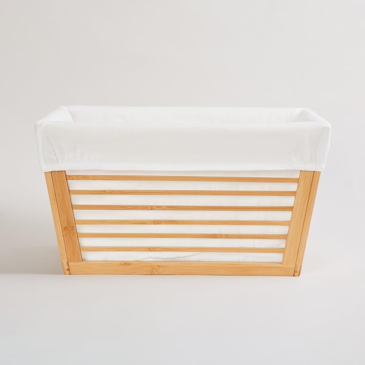 Omnia Bamboo Laundry Basket