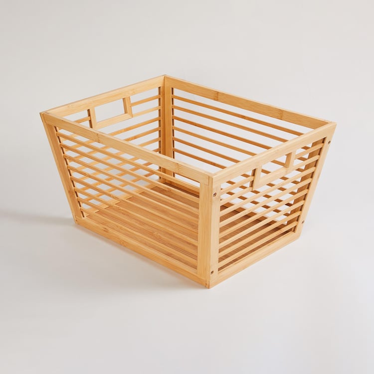 Omnia Bamboo Laundry Basket