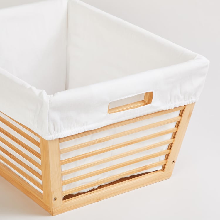 Omnia Bamboo Laundry Basket