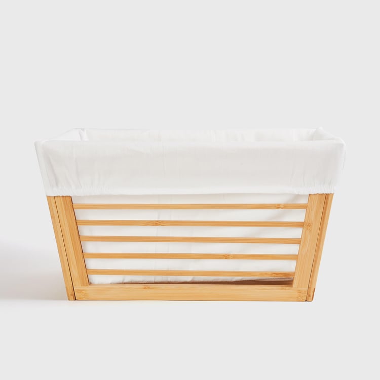 Omnia Bamboo Laundry Basket