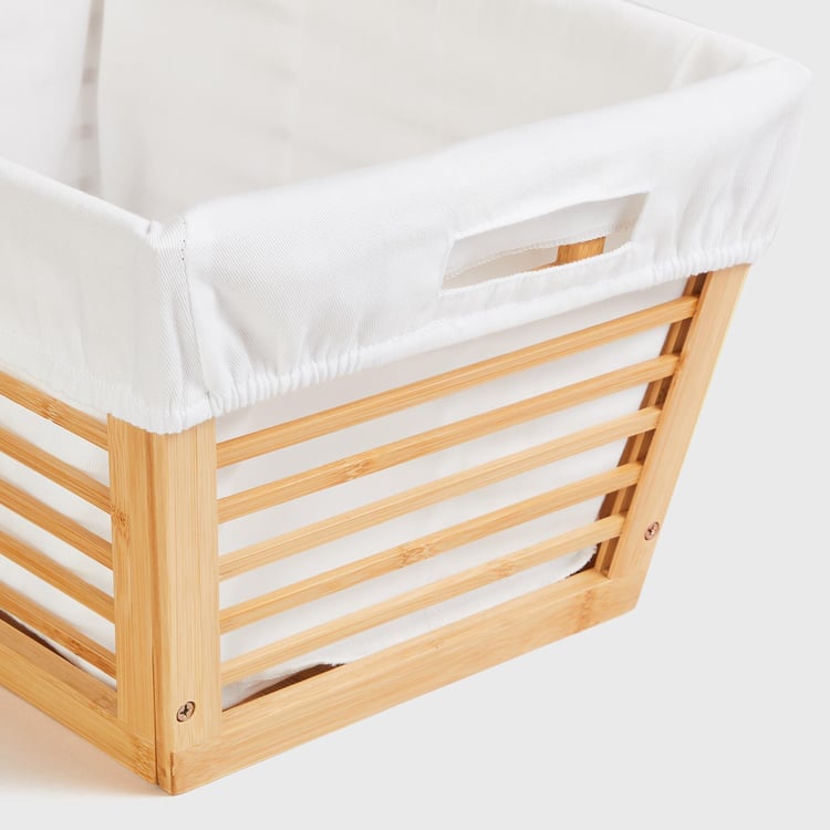 Omnia Bamboo Laundry Basket