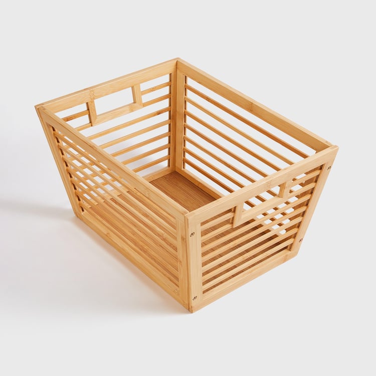 Omnia Bamboo Laundry Basket