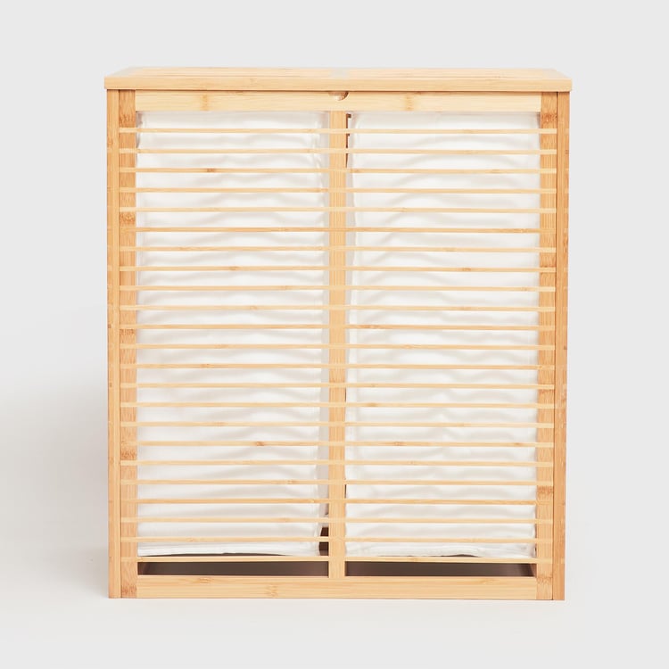 Omnia Bamboo Laundry Basket