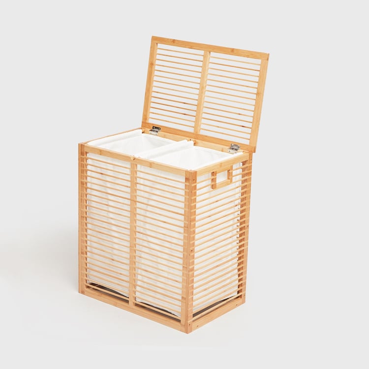 Omnia Bamboo Laundry Basket