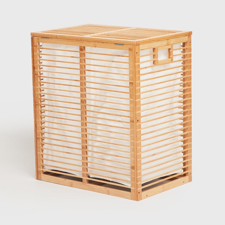 Omnia Bamboo Laundry Basket