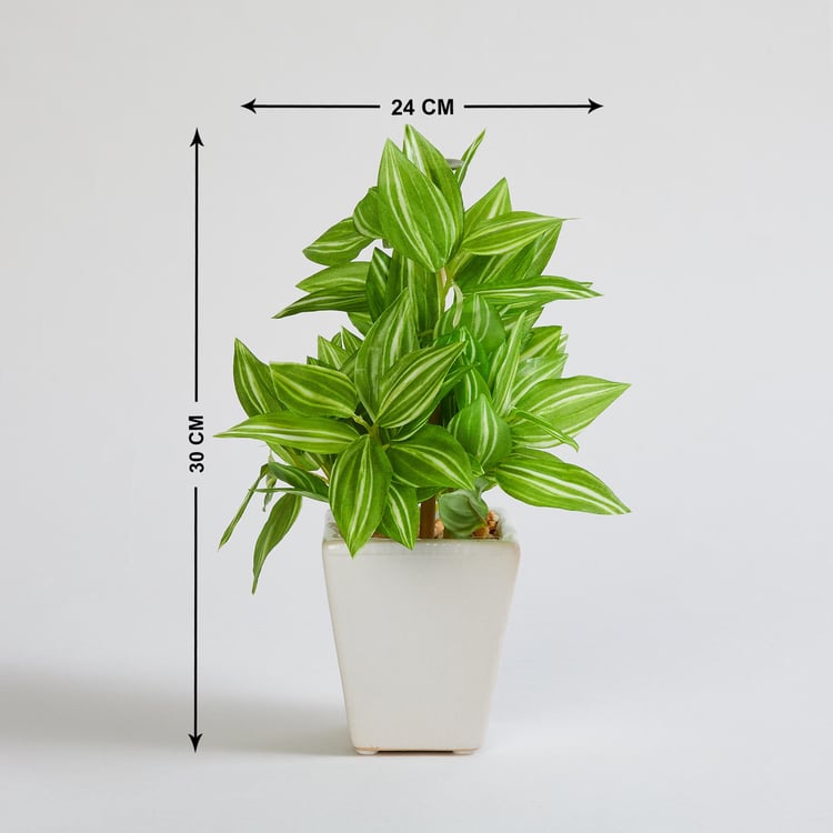Fiesta Tulip Artificial Plant in Ceramic Pot