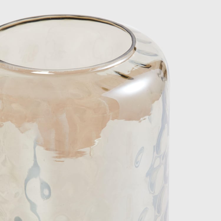 Valencia Hammered Glass Planter with Stand