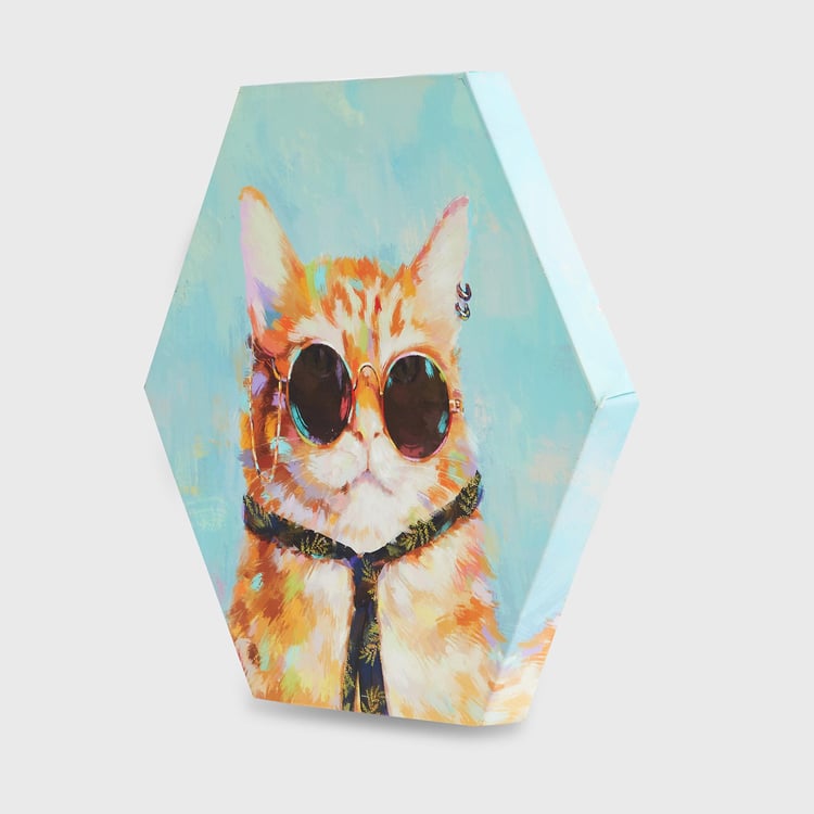 Brezza Art Animal Cartoon Set of 3 Wood Animal Cartoon Picture Frames - 30x26.5cm