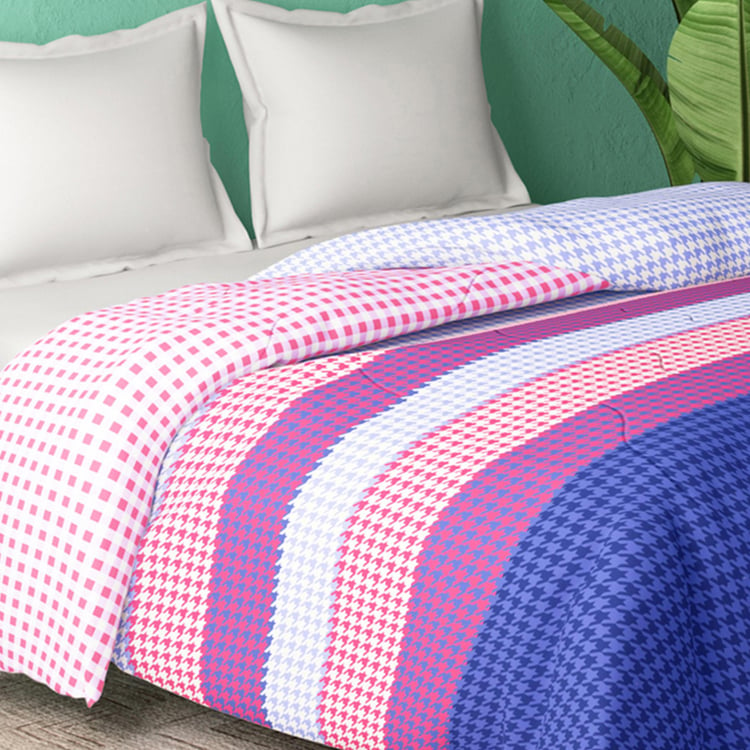 PORTICO Cadence Multicolour Printed Cotton Double Bed Comforter - 224x274cm