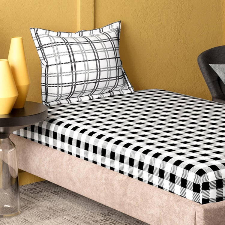 PORTICO Marvella Multicolour Cotton Single Bedsheet Set - 150x224cm - 2Pcs