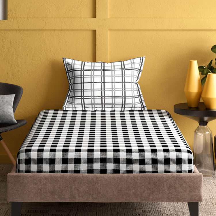 PORTICO Marvella Multicolour Cotton Single Bedsheet Set - 150x224cm - 2Pcs