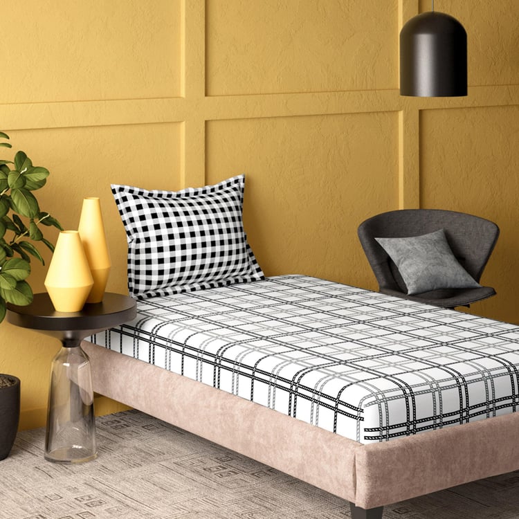 PORTICO Marvella Multicolour Cotton Single Bedsheet Set - 150x224cm - 2Pcs