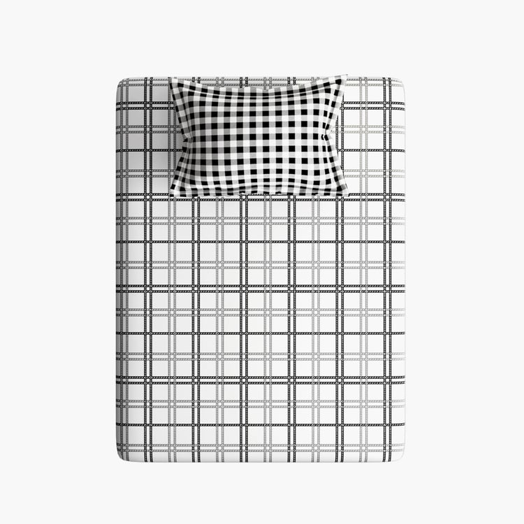 PORTICO Marvella Multicolour Cotton Single Bedsheet Set - 150x224cm - 2Pcs