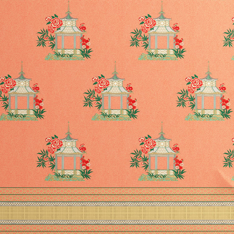 PORTICO Neeta Lulla Vrindavan Symphony Multicolour Printed Cotton Super King Bedsheet Set - 274x274cm - 3Pcs