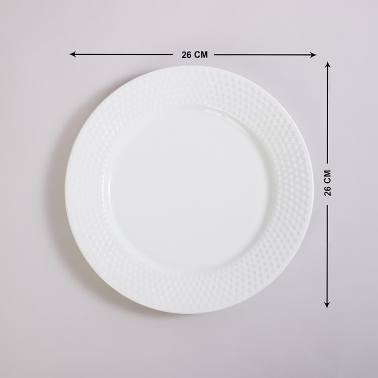 Marshmallow Bone China Dinner Plate - 26.5cm