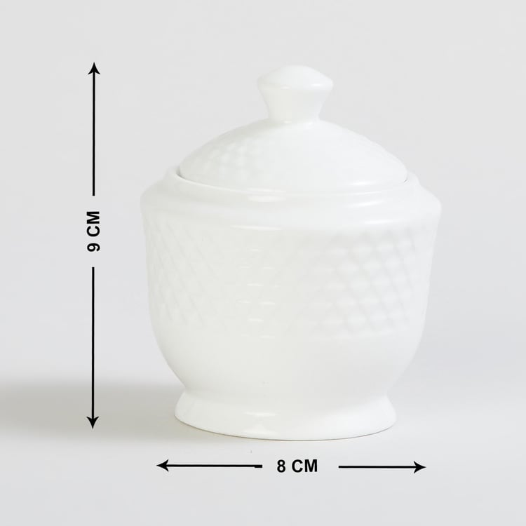 Marshmallow Brook Bone China Sugar Pot