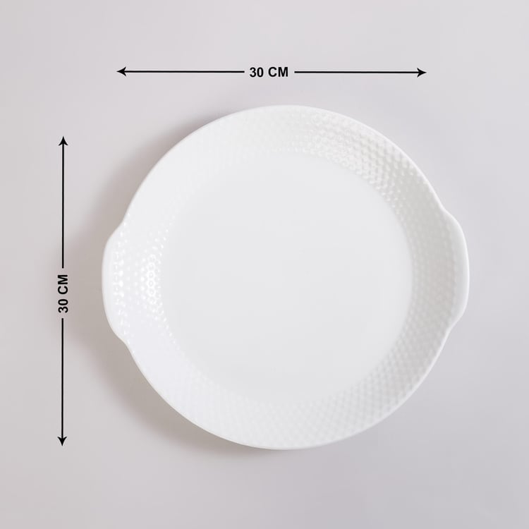 Marshmallow Bone China Rice Platter - 30cm