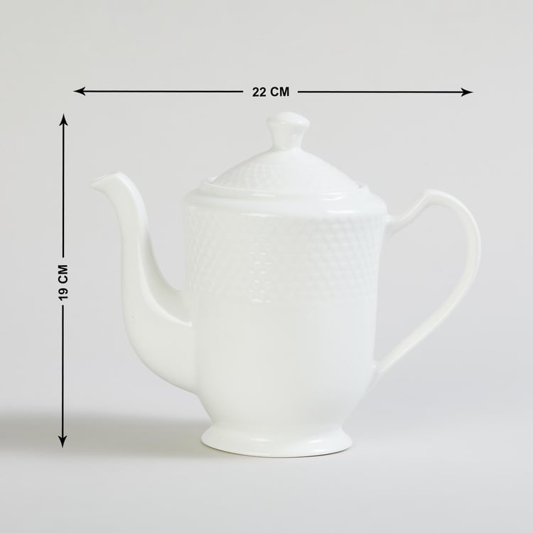 Marshmallow Brook Bone China Tea Pot