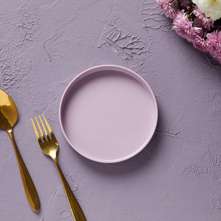 Purple melamine plates best sale