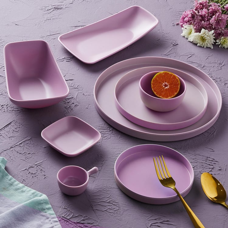 Soulful Pastels Purple Solid Melamine Side Plate - 16cm