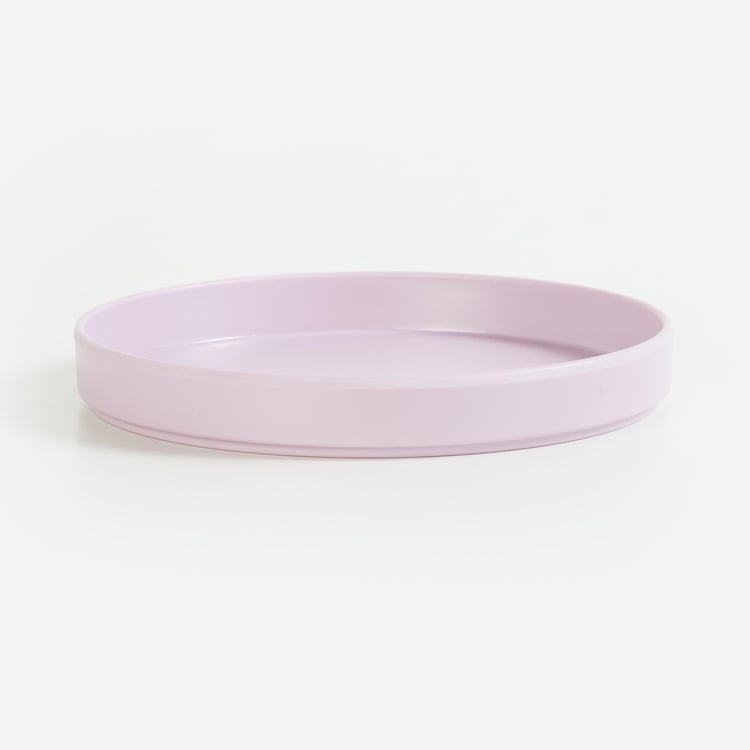 Soulful Pastels Purple Solid Melamine Side Plate - 16cm